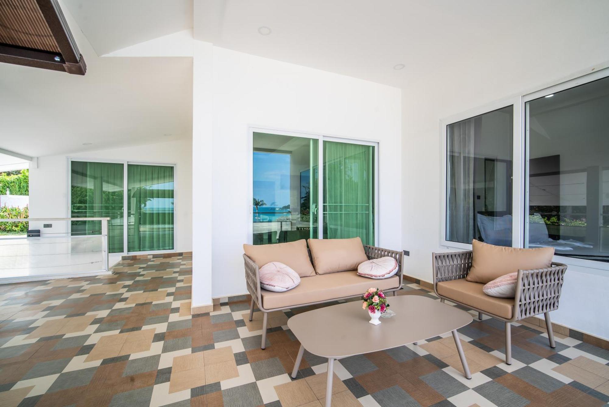 Mona Seaview Pool Villa Beach Front Aoyon Beach Ban Makham Стая снимка