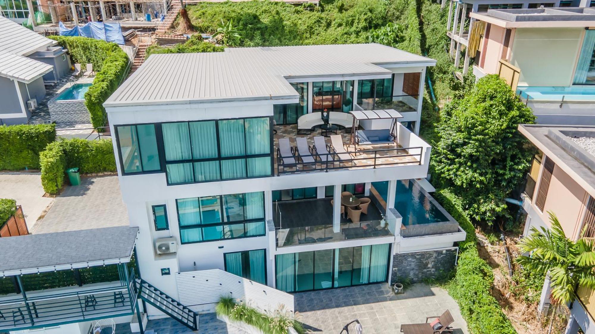 Mona Seaview Pool Villa Beach Front Aoyon Beach Ban Makham Екстериор снимка