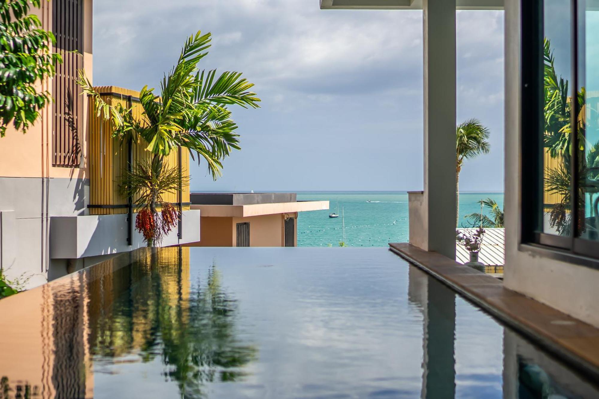 Mona Seaview Pool Villa Beach Front Aoyon Beach Ban Makham Стая снимка